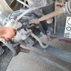 Truck repair steering column
